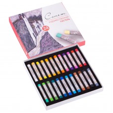Nevskaya Palitra Sonnet Artists' Soft Pastel Set / 24 Colors